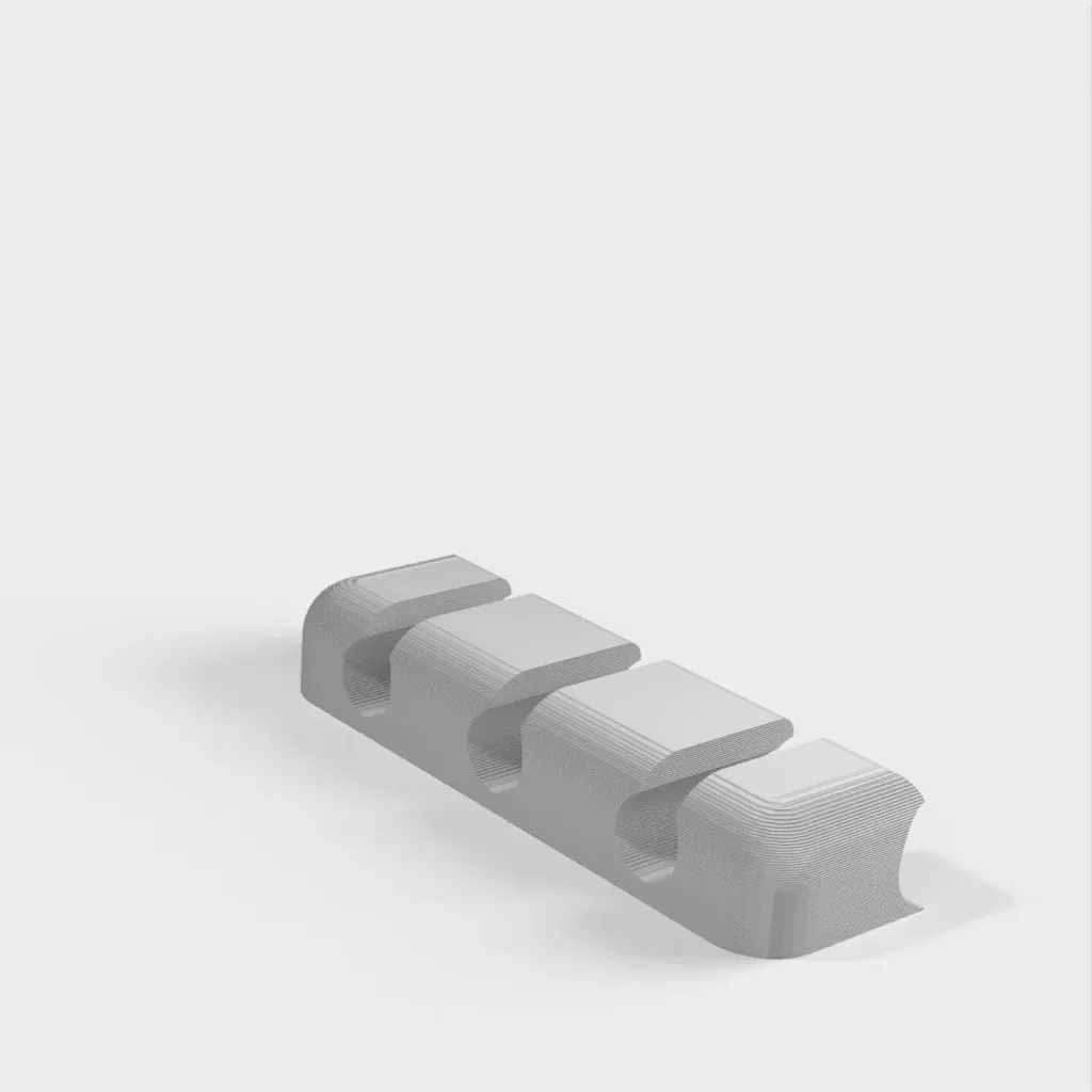 3 × support de câble USB à fixer à l'aide d'un ruban adhésif double face