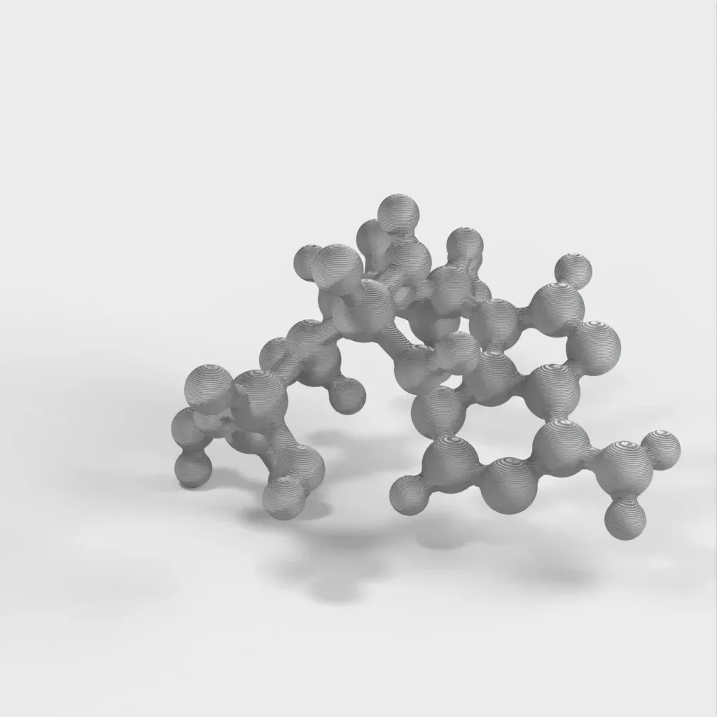 Modèle moléculaire - ATP (Adénine TriPhosphate) - Modèle à l'échelle atomique - Image 2